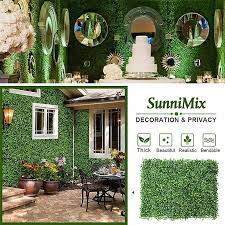 60 40cm Artificial Plants Grass Wall