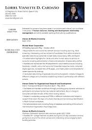 Resume Examples Templates  Example Of College Student Resumes    