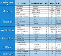 Strength Training Exercises Weekly Plan It Is Strength