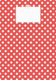 Red Polka Dot Binder Cover Template Free Printable