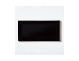 Biselado Black 7 5cm X 15cm Wall Tile
