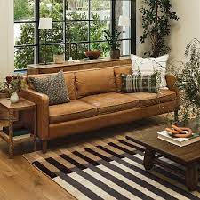 sofa hamilton leather collection west elm