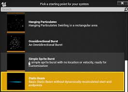 beam effect in niagara unreal engine