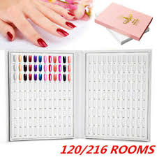 Details About 120 216 Tips Colour Chart Display Book For Uv Gel Polish Nail Art Tool