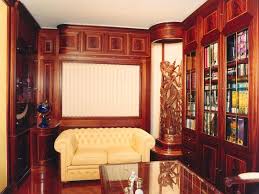 Boiserie With Wood Panels Classic Style For Offices Idfdesign