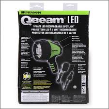 q beam 5w led lithium rechargeable