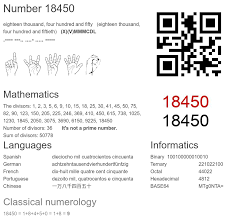 18450 number, meaning and properties - Number.academy