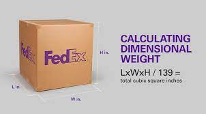 what is dimensional weight fedex