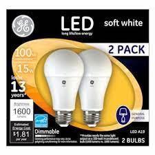 ge led light bulbs soft white
