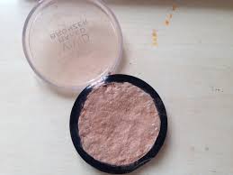 broken powder without using alcohol