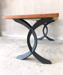 Metal Table Legs Set Of 2 Pcs Diy Steel