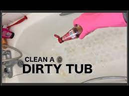 How To Clean A Stained Dirty Bathtub