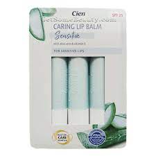 cien caring lip balm sensitive spf 25