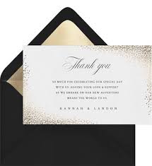 wedding thank you card wording for cash