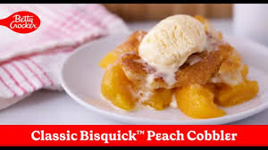 clic bisquick peach cobbler