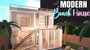 bloxburg modern beach house you