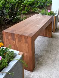 Diy Outdoor Wood Bench Apartment Therapy