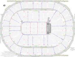 Consol Energy Center Detailed Seat Row Numbers End Stage