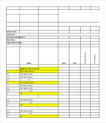 Gantt Chart Template Excel 7 Free Excel Documents