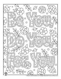 Welcome to the home of free printable coloring pages on the artisan life. Positive Sayings Adult Coloring Pages Woo Jr Kids Activities