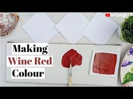 How To Make Wine Red Color Mixing