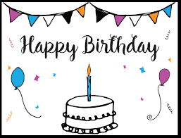 Choose from thousands of templates for every event: Free Printable Birthday Card Template