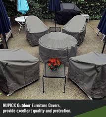 Nupick Patio Stackable Chair Cover 26