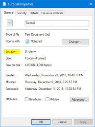 quick way to copy full path of a folder