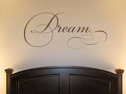 dream simply words wall decals