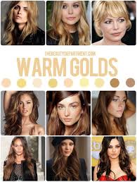 Hair Color Guide Warm Gold Perfect Hair Color Hair