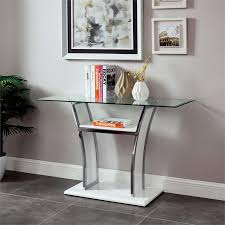Sofa Table In Glossy White