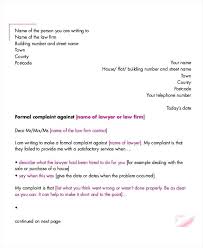 Free Sample Formal Letter Of Contractor Complaint Template