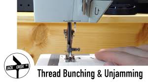 thread bunching on underside of fabric