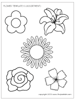 Flowers Printable Templates Coloring Pages Firstpalette Com