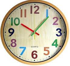 Wall Clock 12 Inch Non Ticking Battery