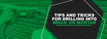 How To Drill Into Brick Or Mortar