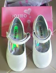 Josmo Toddler Little Girls White Dress Shoes Sz 10 New