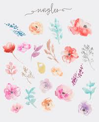 Flowers are one of the most beautiful creations of nature. Watercolor Flowers Clip Art By Angie Makes