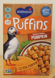 pumpkin puffins cereal
