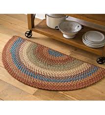 braided polypro roanoke half round rug
