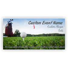golf tournament banner custom signs