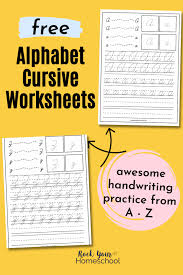 alphabet cursive worksheets for easy