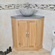 Bathroom Vanity Unit Free Standing Oak