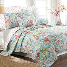 Poly King Quilt Bedding Set