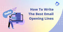What is a good opening sentence for an email?