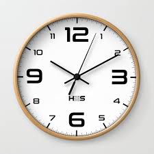 White Wall Clock By Hudson Submersibles