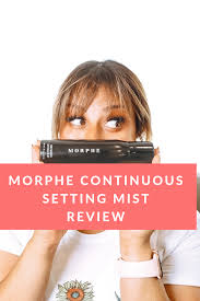 morphe continuous setting mist makeup