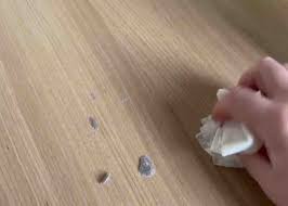 remove candle wax from furniture easily