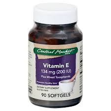 In fighting off free radicals, vitamin e helps. Central Market Vitamin E 200 Iu Plus Mixed Tocopherols 134 Mg Softgels Shop Vitamins A Z At H E B