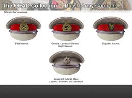 British Officers Peak Cap Ranks Ww2 Ocad Militaria